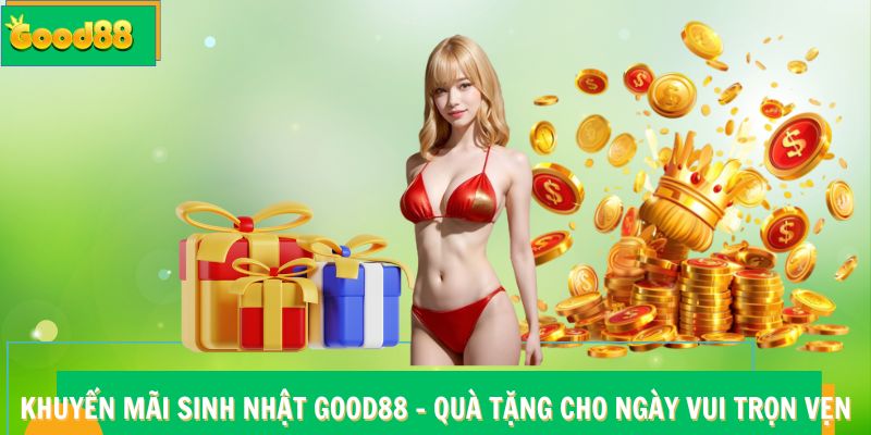 Khuyến Mãi Sinh Nhật Good88 - Quà Tặng Cho Ngày Vui Trọn Vẹn